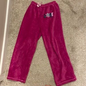 Pajama pants with “Love” in the front